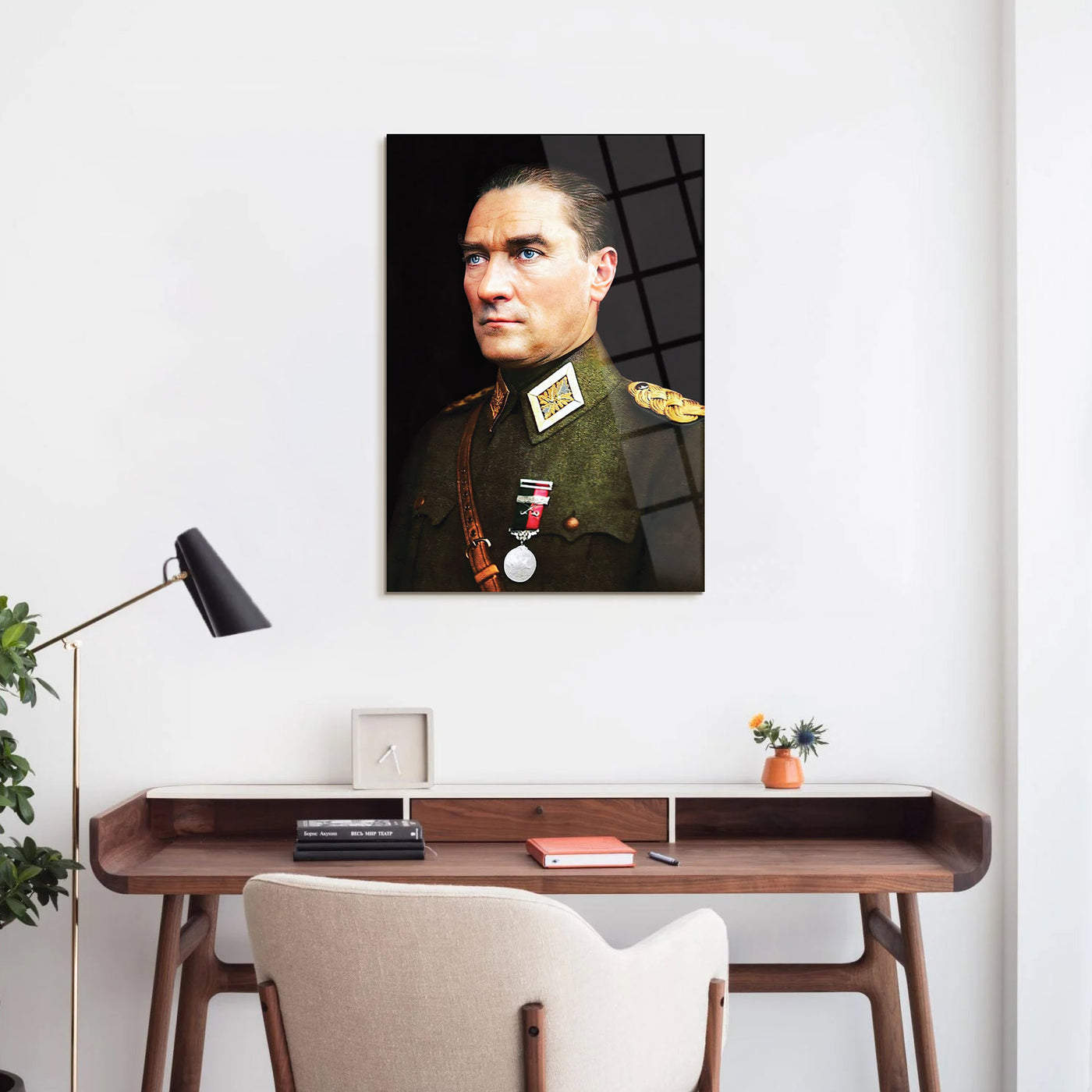 Mareşal Mustafa Kemal Atatürk Cam Tablo - ATC043