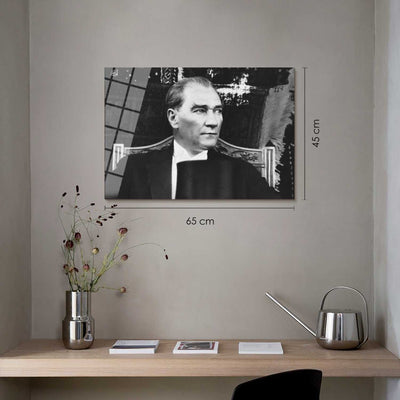 Atatürk Portre Cam Tablo - ATC010