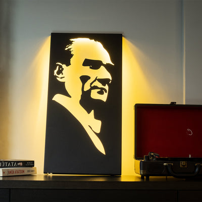 Atatürk Portresi Metal Duvar Tablosu - APT643