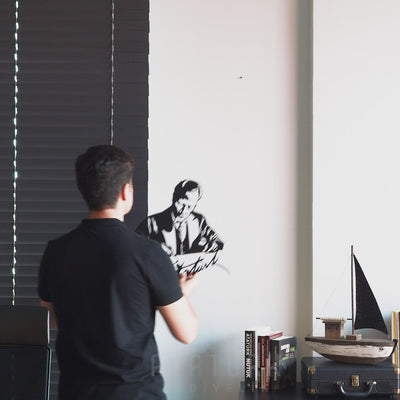 Atatürk ve İmza Metal Duvar Tablosu - APT761