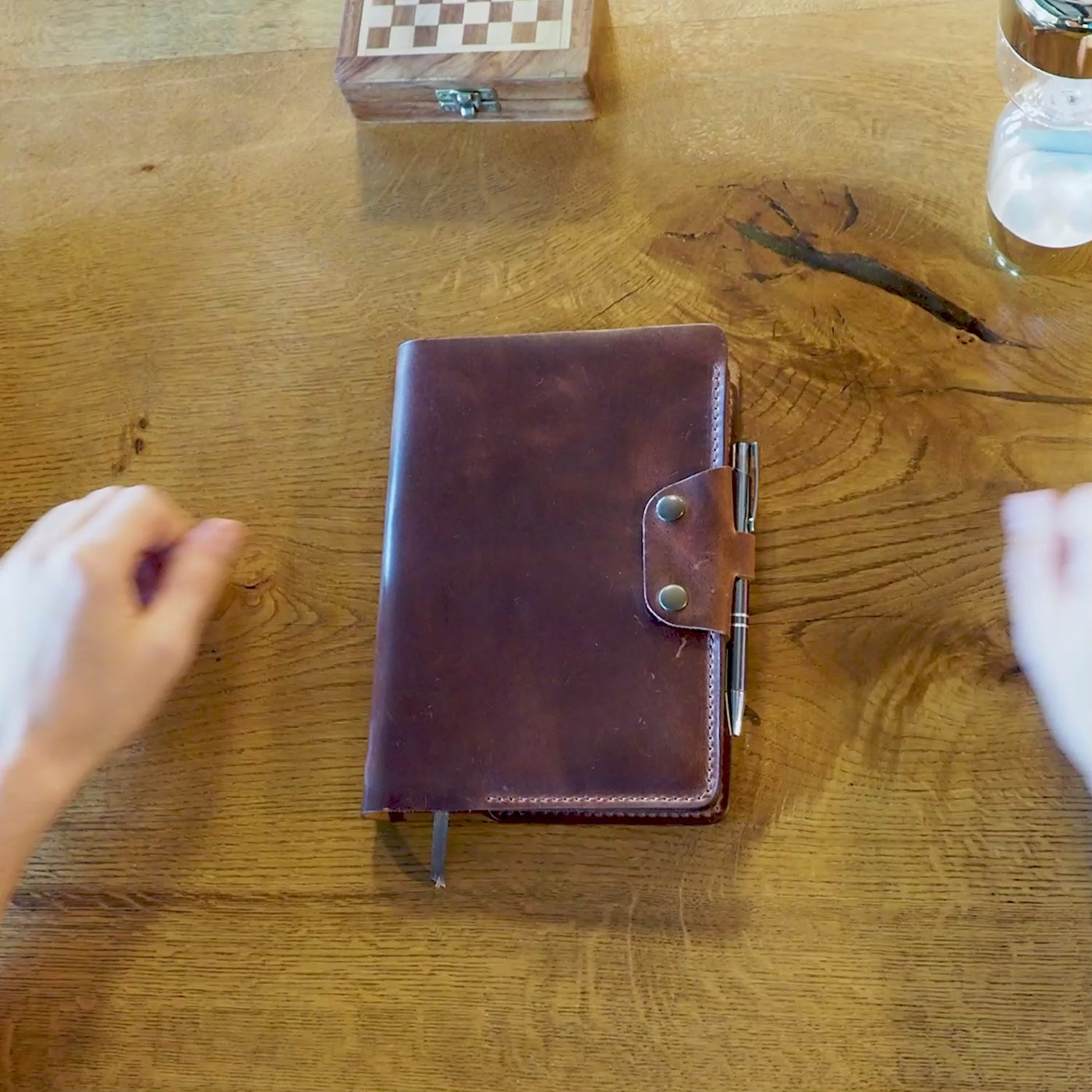 A5 Defter Deri Kılıf Organizer - ATD005