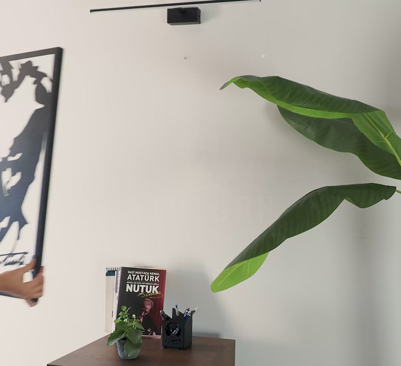 Atatürk ve İmza Metal Duvar Tablosu - APT183