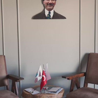 Mustafa Kemal Atatürk Metal Tablo - APT569