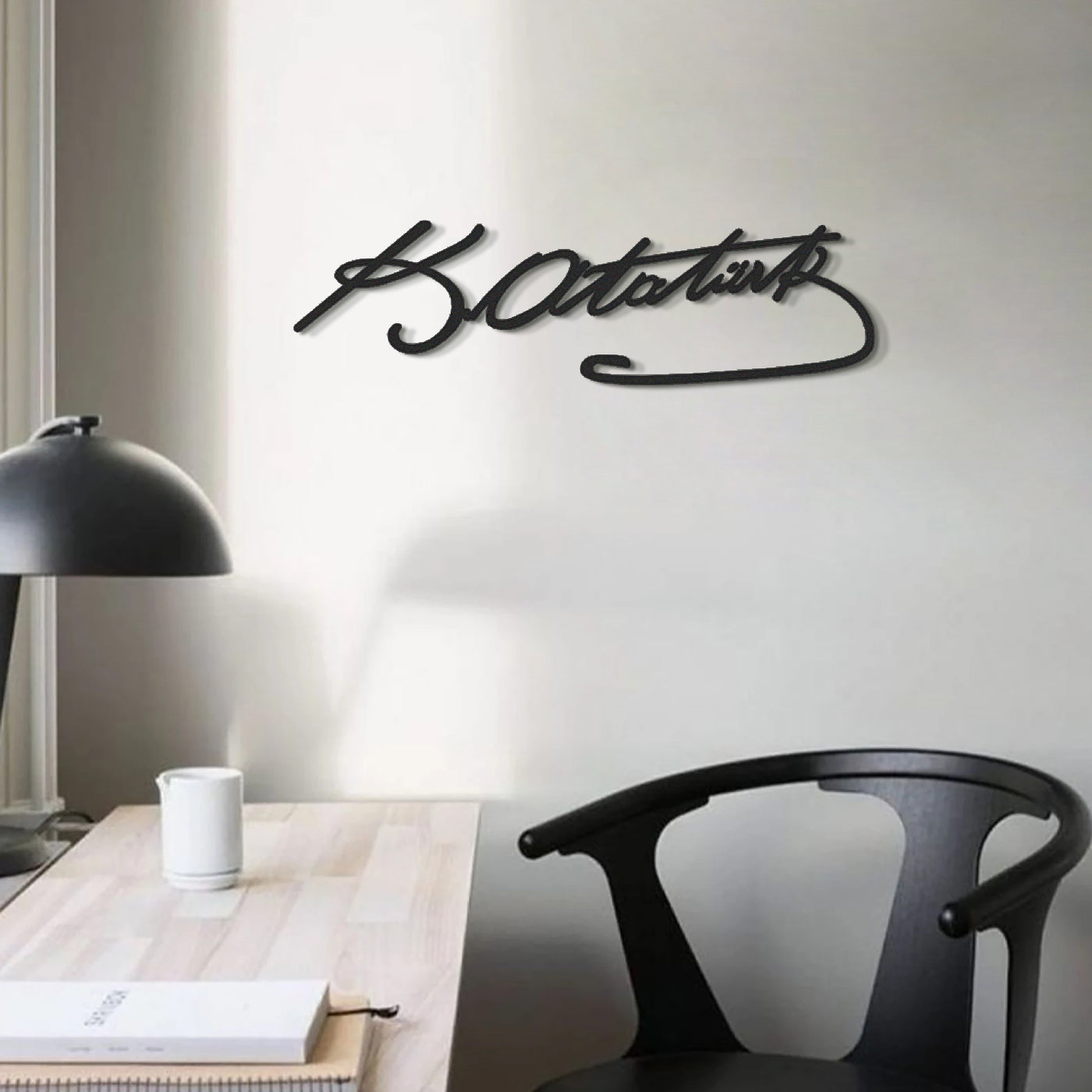 Atatürk İmzası Metal Tablo - APT552
