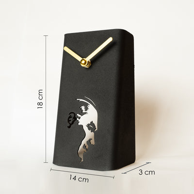 Atatürk Metal Masaüstü Saat - APS121